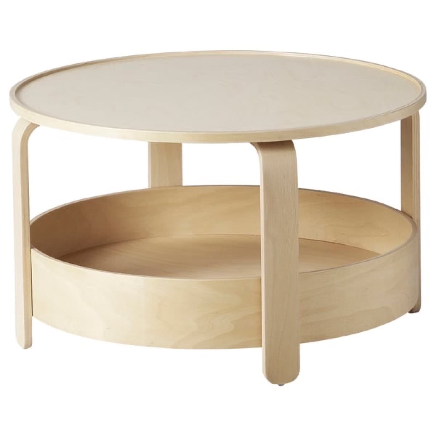 Oak Round Coffee Table